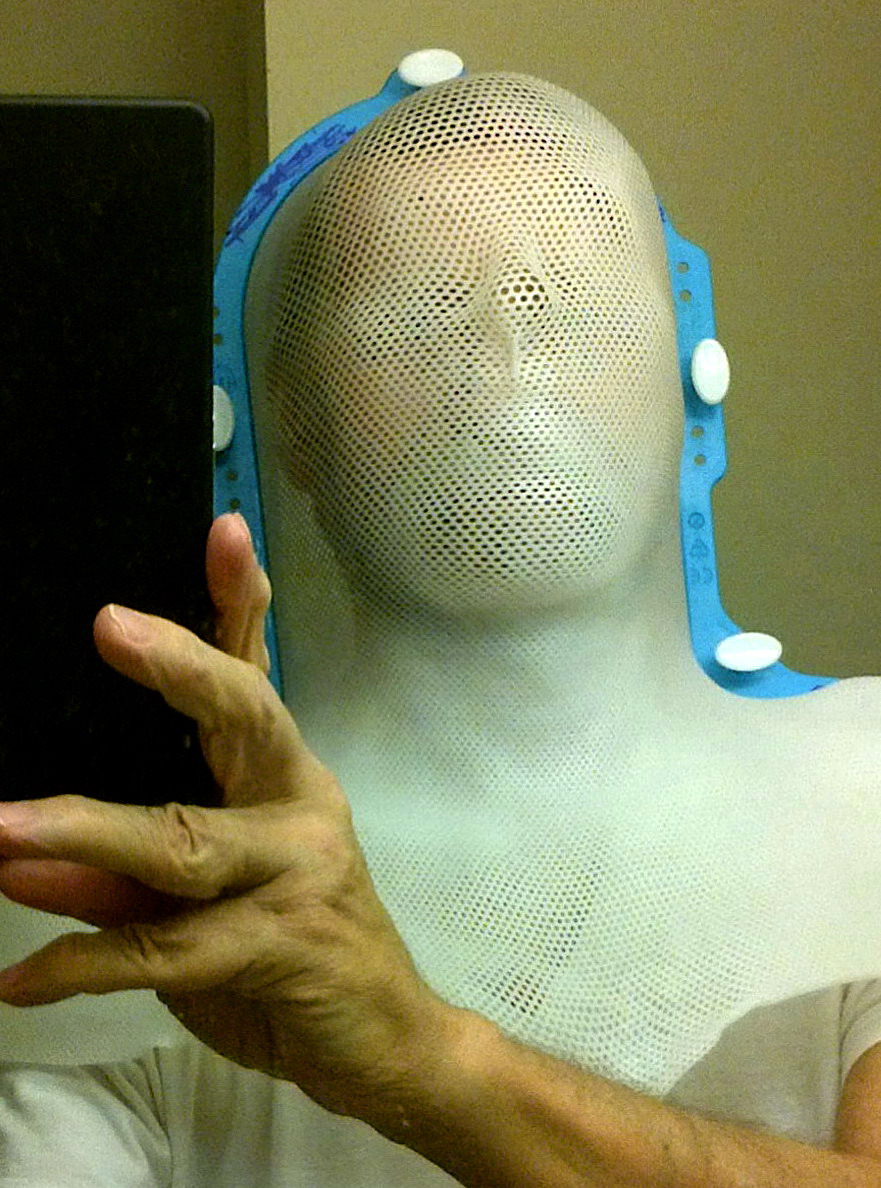 donald e. fulton selfie  --- with head radiation mask, Donald E. Fulton_3